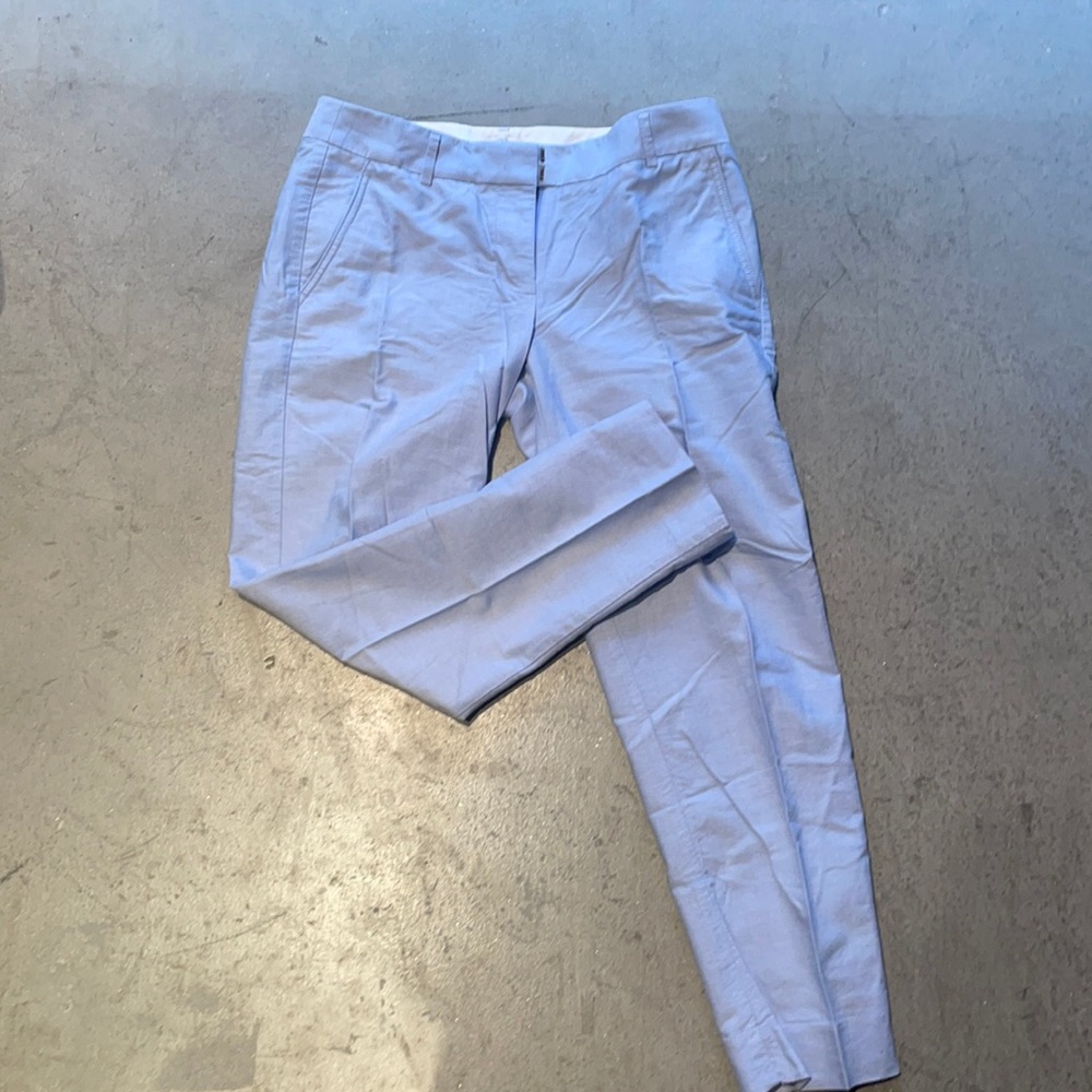 Light blue chambray slacks